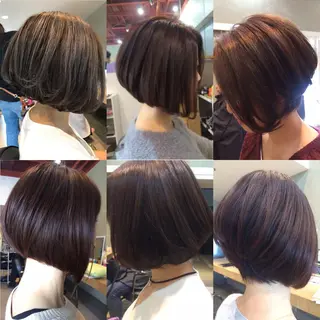 ショート カラー パーマ ヘアアレンジ 今泉 直裕ショートボブの匠のヘアスタイル