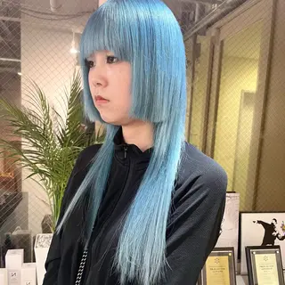 カラー レン🎨ハイトーン/ エクステ🎨渋谷のヘアスタイル