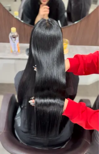 ロング タナカ レイヤのヘアスタイル