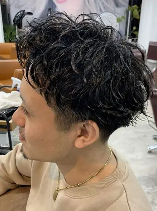 パーマ メンズ ❤︎peqss❤︎ 菅野 杏実のヘアスタイル