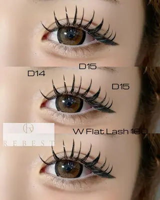 マツエク・マツパ 🩵REBEST京橋 eye＆nailのマツエク・マツパデザイン
