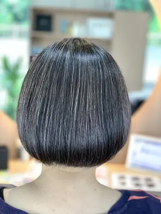 セミロング パーマ 🍒縮毛矯正🥝 髪質改善🦋吉野🌟のヘアスタイル