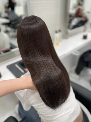 ロング カラー 𓏸レイヤー髪質改善 透けカラーカノン🫧のヘアスタイル