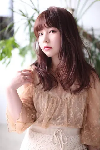 セミロング 伸びても可愛いカラー 愛甲竜佑のヘアスタイル