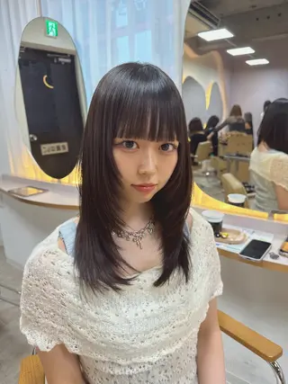 ミディアム トレンド韓国レイヤー 🇰🇷のんのヘアスタイル