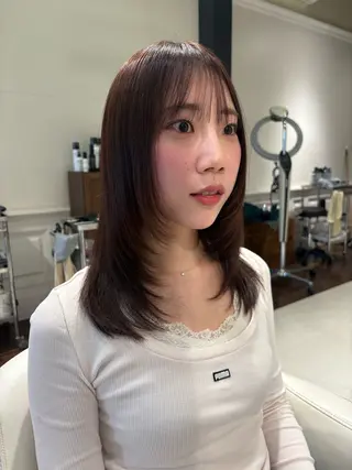 セミロング ハラユウタ 千歳船橋駅のヘアスタイル