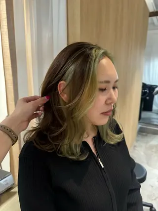 ロング カラー 艶カラー 🩵NATSUKIのヘアスタイル