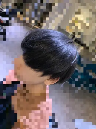 ミディアム カラー 阿部 春道のヘアスタイル