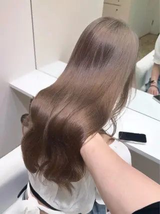 ロング カラー 透明感カラー/髪質改 善/京都/akaneのヘアスタイル
