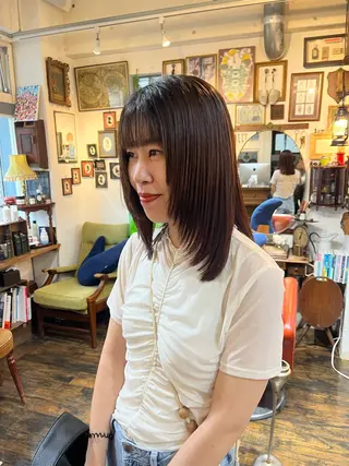 ロング 緒方椋 /学芸大学のヘアスタイル
