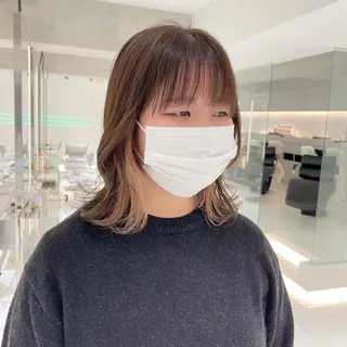 ミディアム 竹尾 優斗のヘアスタイル