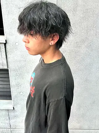 パーマ メンズ にしきたメンズ NAGIのヘアスタイル