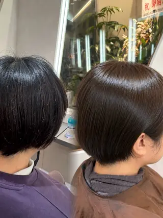 カラー 落合 真実のヘアスタイル