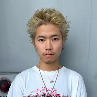 ショート カラー メンズ ⚾️横浜メンズカット 阿部龍馬🍺🍔のヘアスタイル