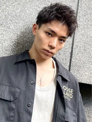 ショート mens.salon hackのヘアスタイル
