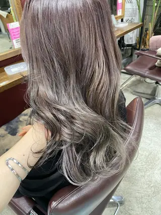 ミディアム 藤本 夢@yummekunのヘアスタイル