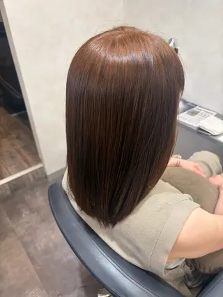 セミロング カラー three_ ナオキのヘアスタイル