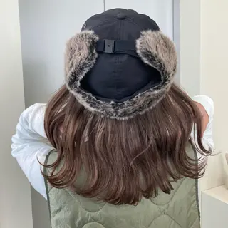 ミディアム カラー JUURI- Shionのヘアスタイル