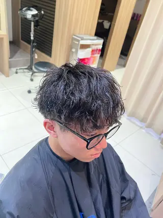 パーマ メンズ SENA 再現性 パーマと縮毛矯正のヘアスタイル