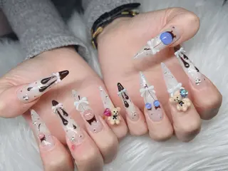 ネイル Lee Nails チップ長さだし専門店のネイルデザイン
