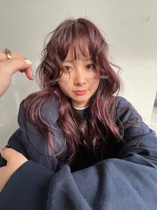セミロング カラー IROW/イロウ天神 大名店 yamaのヘアスタイル