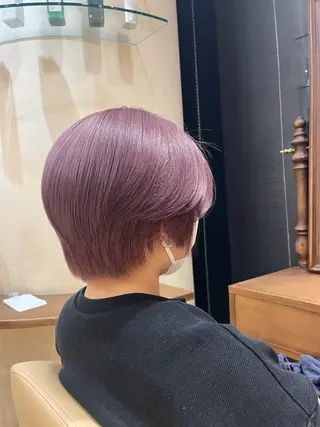 ショート カラー 菅沼 花琳のヘアスタイル