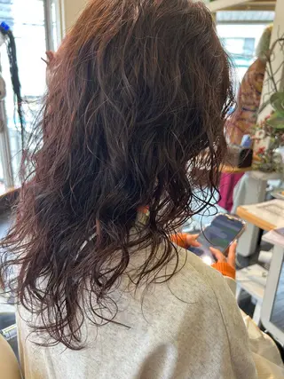 ロング パーマ 🌸スタイリスト 山浦美恵のヘアスタイル