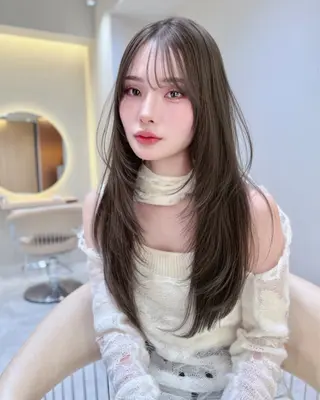 セミロング ヘアアレンジ 北村 誉 /パーソナルカラーのヘアスタイル