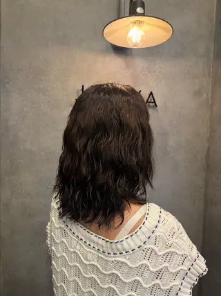 ミディアム パーマ レディースカット🌝 パーマ🪄Ryokoのヘアスタイル