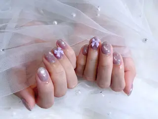 ネイル ワンホン韓国ちゅるん ネイル✨🎀AMIのネイルデザイン