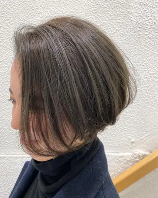 ショート カラー 骨格・生え癖補正✂︎ ウエモト タクのヘアスタイル