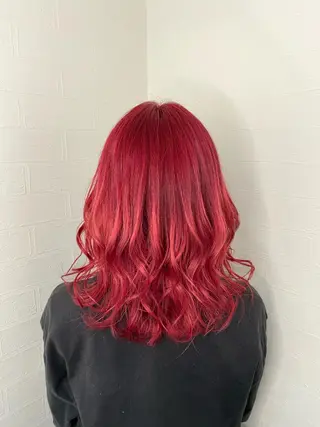 ミディアム カラー ブリーチカラー特化 U-topia小島のヘアスタイル