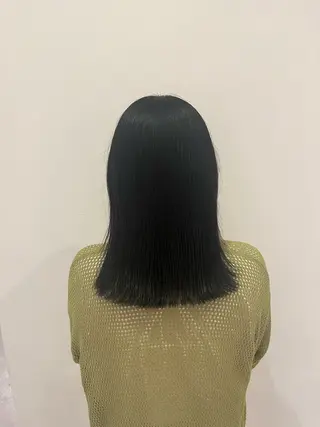 セミロング カラー ramphy 柴原 夢奈のヘアスタイル
