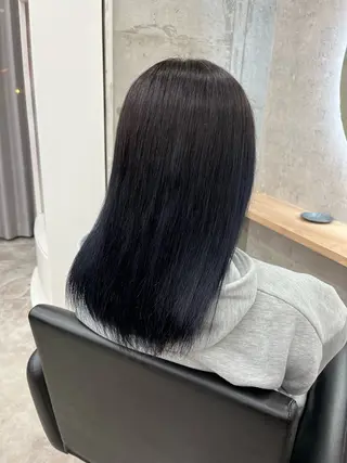 セミロング 奥野JAPAN🌈 艶髪カラーのヘアスタイル
