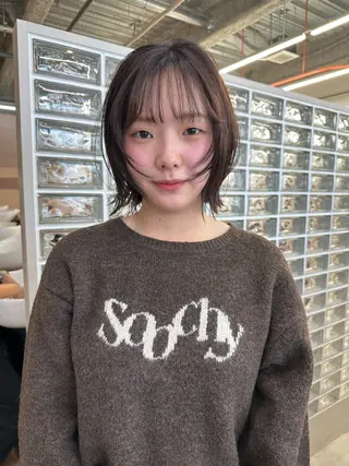 ショート みしろ/似合わせカッ ト/透明感カラーのヘアスタイル