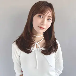 ミディアム モデル様募集中 岡 真海🌙⭐︎..のヘアスタイル