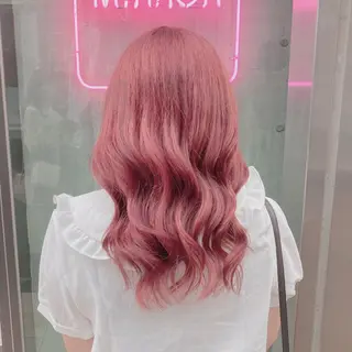 セミロング カラー ヘアアレンジ メンズ キッズ ブリーチの髪様 MASATOのヘアスタイル