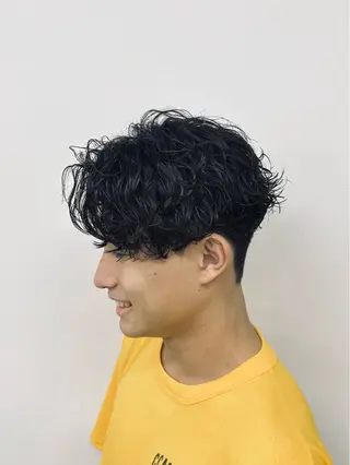 ショート パーマ メンズ 🏁メンズパーマ/ RYOYAのヘアスタイル