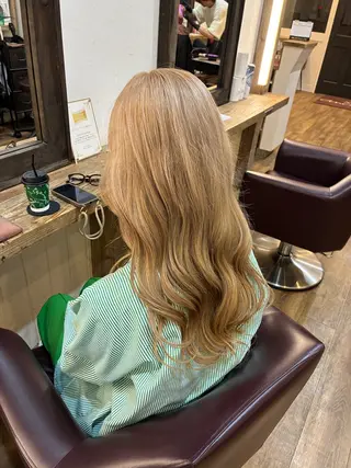 ロング カラー 阿部 翔一郎/暖色系カラーのヘアスタイル