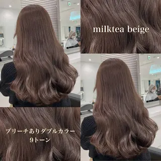 カラー 🩶透明感ダブル カラー🩶 maoのヘアスタイル