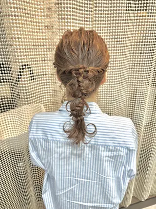 セミロング rinrin 天文館のヘアスタイル
