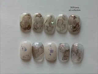 ネイル .aura Kanamiのネイルデザイン