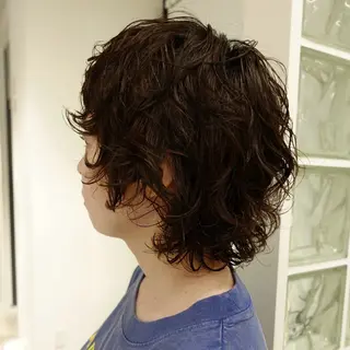 ショート パーマ ヘアアレンジ 🌐サトウ リョウ🌐のその他イメージ