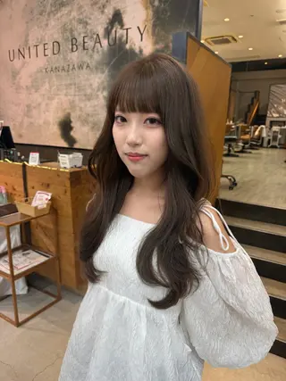 ミディアム テラダ ユウシンのヘアスタイル