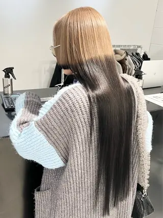 セミロング カラー HARU//原宿🤍 リピート率NO.1のヘアスタイル