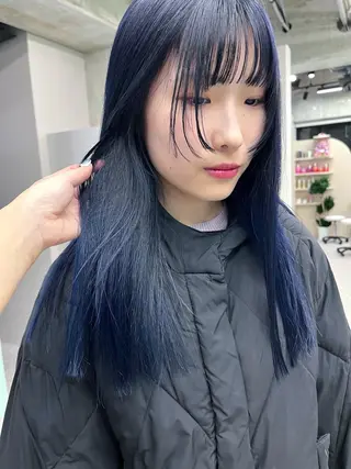 セミロング カラー IROW/イロウ天神 大名店 yamaのヘアスタイル