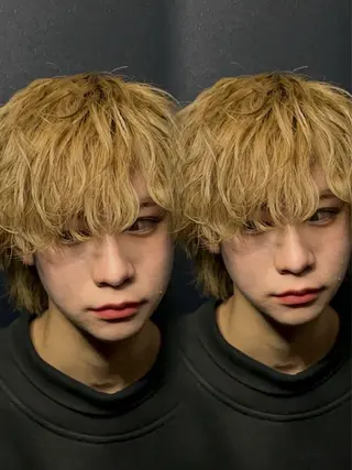 カラー パーマ メンズ 札幌メンズ指名 No. 1/光👑のヘアスタイル
