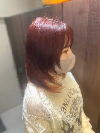 ミディアム カラー 多系統似合わせ/ tsuburaのヘアスタイル
