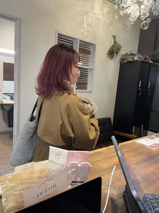 セミロング カラー ヘアアレンジ layer cut 店長/MIKUのその他イメージ