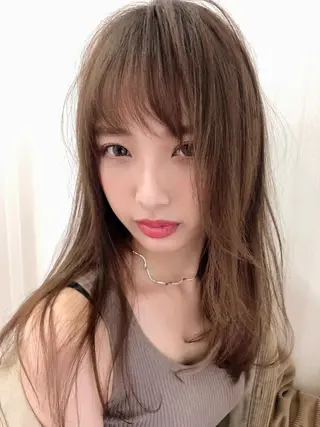 ロング カラー sato yoのヘアスタイル